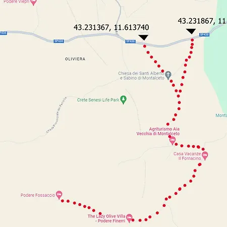 Apartmán Il Cipresso Del Fossaccio Asciano
